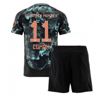 Bayern Munich Kingsley Coman #11 Koszulka Wyjazdowa dzieci 2024-25 Krótki Rękaw (+ krótkie spodenki)